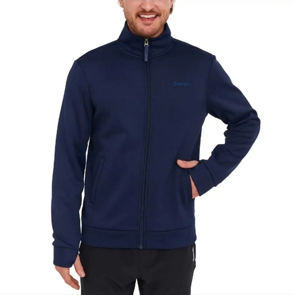 Brand New With Tag : Bench Men’s Full Zip Jacket - BLUE - Picture 1 of 10